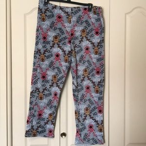 Reindeer Pajama Pants